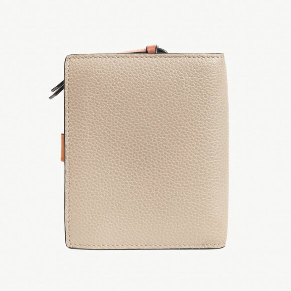 Loewe Light Oat & Honey Leather Compact Bifold Wallet - Picture 4 of 11